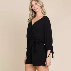 JEANS Jumpsuit-haalarit>Culture Code Yara shortsiasu musta