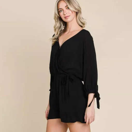 JEANS Jumpsuit-haalarit>Culture Code Yara shortsiasu musta