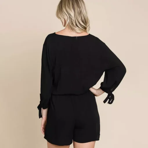 JEANS Jumpsuit-haalarit>Culture Code Yara shortsiasu musta