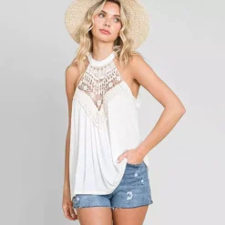 JEANS Lyhythihaiset Paidat Ja Topit>Culture Code Zalika toppi soft white