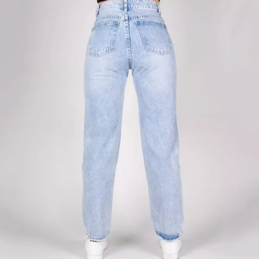 JEANS Farkut>Daysie Boyfriend kuvioidut farkut v.sininen