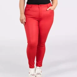 JEANS Housut | Plus!>Daysie Coated housut punainen