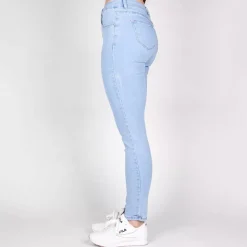 JEANS Farkut></noscript>Daysie high waist stretchfarkut light blue