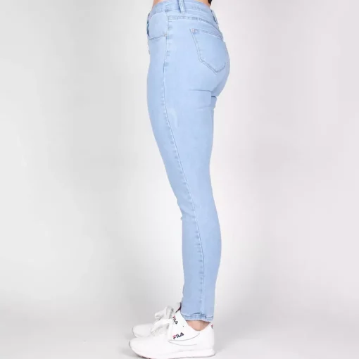 JEANS Farkut>Daysie high waist stretchfarkut light blue