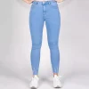 JEANS Farkut>Daysie skinny stretchfarkut vaaleansininen