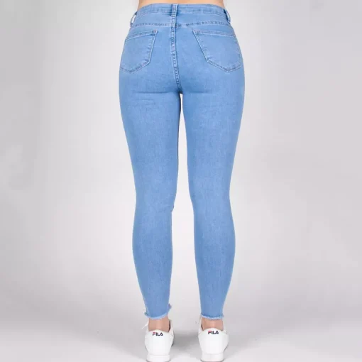 JEANS Farkut>Daysie skinny stretchfarkut vaaleansininen