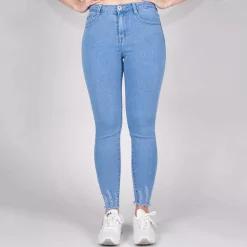JEANS Farkut></noscript>Daysie skinny stretchfarkut vaaleansininen