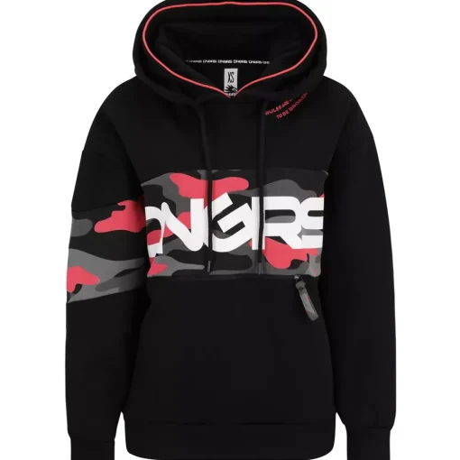 JEANS Hupparit>DNGRS Oversized Hoody Trust musta