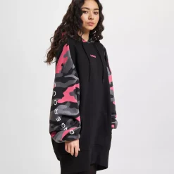 JEANS Hupparit>DNGRS Oversized Hoodydress Trust musta