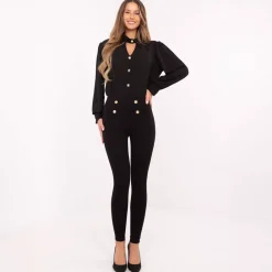JEANS Housut></noscript>Dolce & Trendy Doe stretch-housut musta