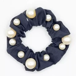 JEANS Hiustarvikkeet>Donitsi helmillä 10 cm musta