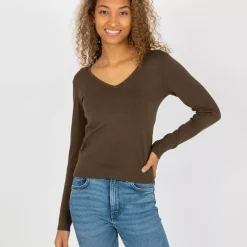 JEANS Pitkähihaiset Paidat>Ella neulospaita khaki