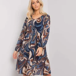 JEANS Minimekot>Ella Style Burano mekko kuvioitu navy