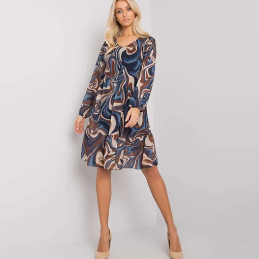 JEANS Minimekot>Ella Style Burano mekko kuvioitu navy