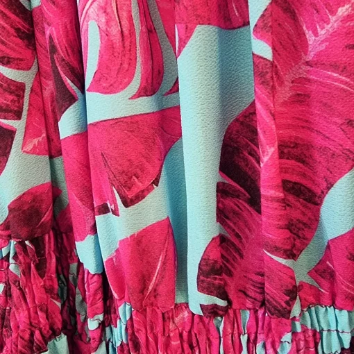 JEANS Maksimekot>Elle Carina kuvioitu mekko pinkki/turkoosi