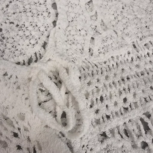 JEANS Lyhythihaiset Paidat Ja Topit>Elle Claro brodeerattu pitsiliivi valkoinen