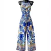 JEANS Jumpsuit-haalarit>Elle Daysie kuvioitu jumpsuit sininen