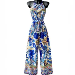 JEANS Jumpsuit-haalarit>Elle Daysie kuvioitu jumpsuit sininen