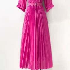 JEANS Maksimekot></noscript>Elle Elsa mekko vyöllä fuksia