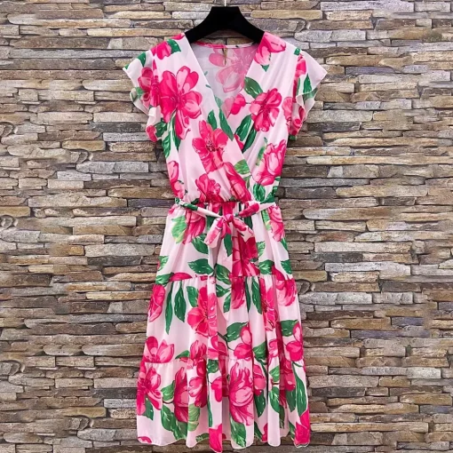 JEANS Minimekot>Elle Enolie kuvioitu mekko pinkki