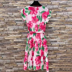 JEANS Minimekot></noscript>Elle Enolie kuvioitu mekko pinkki