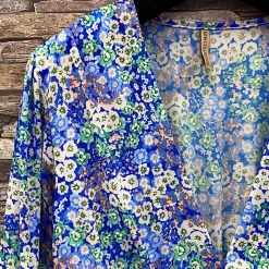 JEANS Minimekot></noscript>Elle Juliette pikkukukkainen mekko sininen