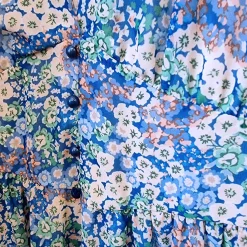 JEANS Minimekot></noscript>Elle Juliette pikkukukkainen mekko sininen