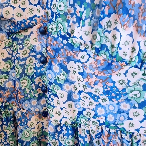 JEANS Minimekot>Elle Juliette pikkukukkainen mekko sininen