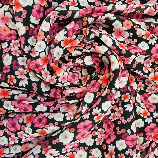 JEANS Minimekot>Elle Juliette pikkukukkainen mekko fuksia