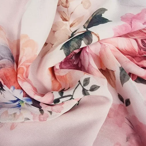 JEANS Lyhythihaiset Paidat Ja Topit>Elle Kora kukkakuvioinen toppi pinkki