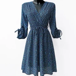 JEANS Minimekot>Elle Liberty pikkukukkainen mekko sininen