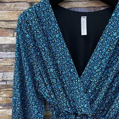 JEANS Minimekot>Elle Liberty pikkukukkainen mekko sininen