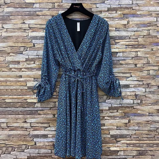 JEANS Minimekot>Elle Liberty pikkukukkainen mekko sininen