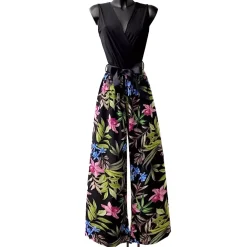JEANS Jumpsuit-haalarit>Elle Limei kuvioitu jumpsuit vihreä