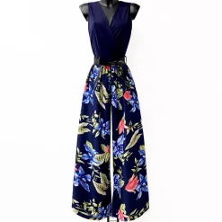 JEANS Jumpsuit-haalarit>Elle Limei kuvioitu jumpsuit navy