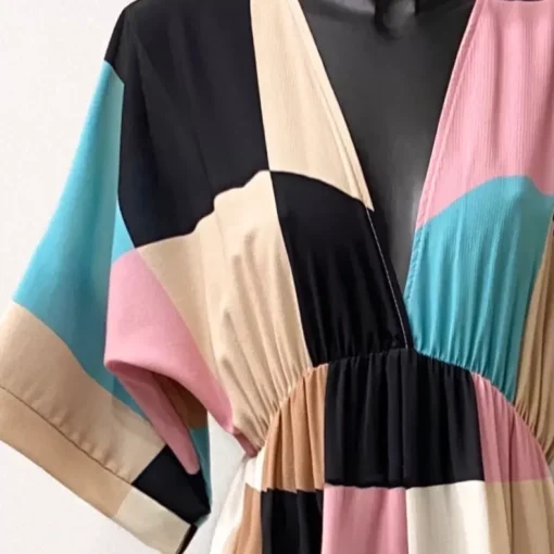 JEANS Maksimekot>Elle Maria kuvioitu mekko beige