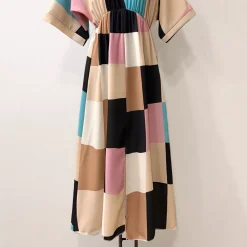 JEANS Maksimekot></noscript>Elle Maria kuvioitu mekko beige