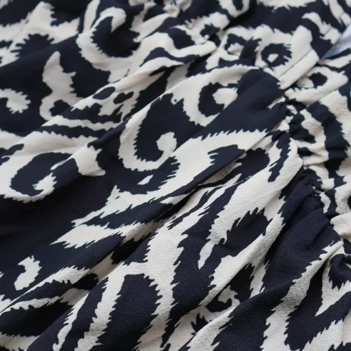 JEANS Maksimekot>Elle Maria kuvioitu mekko beige-musta