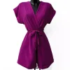 JEANS Jumpsuit-haalarit>Elle Mounia jumpsuit vyöllä mauve