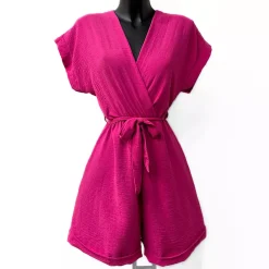 JEANS Jumpsuit-haalarit>Elle Mounia jumpsuit vyöllä fuksia