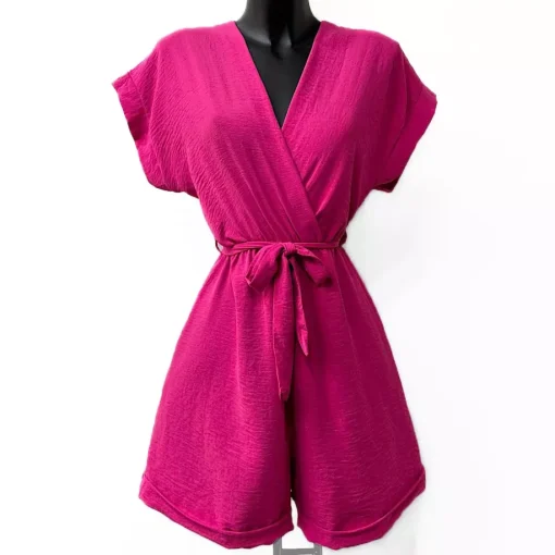 JEANS Jumpsuit-haalarit>Elle Mounia jumpsuit vyöllä fuksia