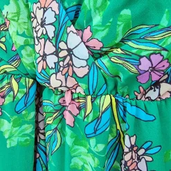 JEANS Maksimekot></noscript>Elle Perla kukkamekko vihreä