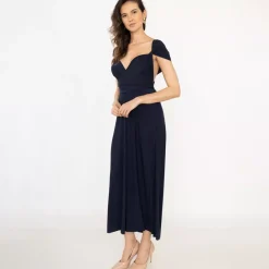 JEANS Maksimekot></noscript>Elle Pitch Multi Tie mekko navy