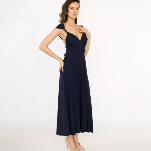 JEANS Maksimekot>Elle Pitch Multi Tie mekko navy