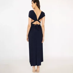 JEANS Maksimekot></noscript>Elle Pitch Multi Tie mekko navy