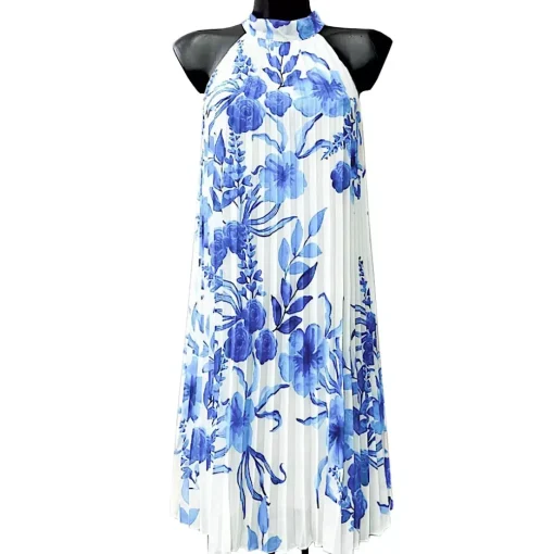 JEANS Minimekot>Elle Selena kuvioitu mekko v.sininen