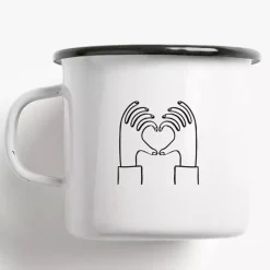 JEANS Elämäntapa Ja Lahjat>Emalimuki Love You latte