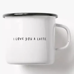JEANS Elämäntapa Ja Lahjat>Emalimuki Love You latte