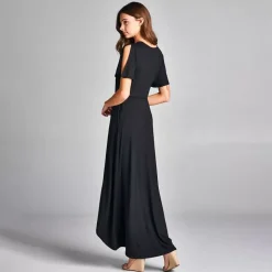 JEANS Maksimekot>Emerald Deep kietaisumekko musta