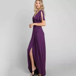 JEANS Maksimekot></noscript>Emerald Deep kietaisumekko purppura